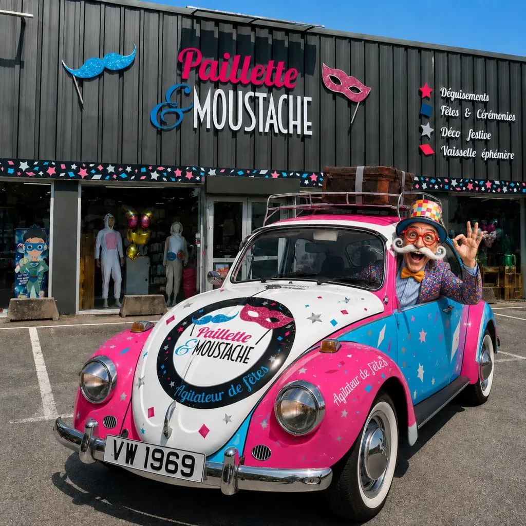 Magasin PAILLETTE & MOUSTACHE Brive la gaillarde - location brone selfie professionnelle