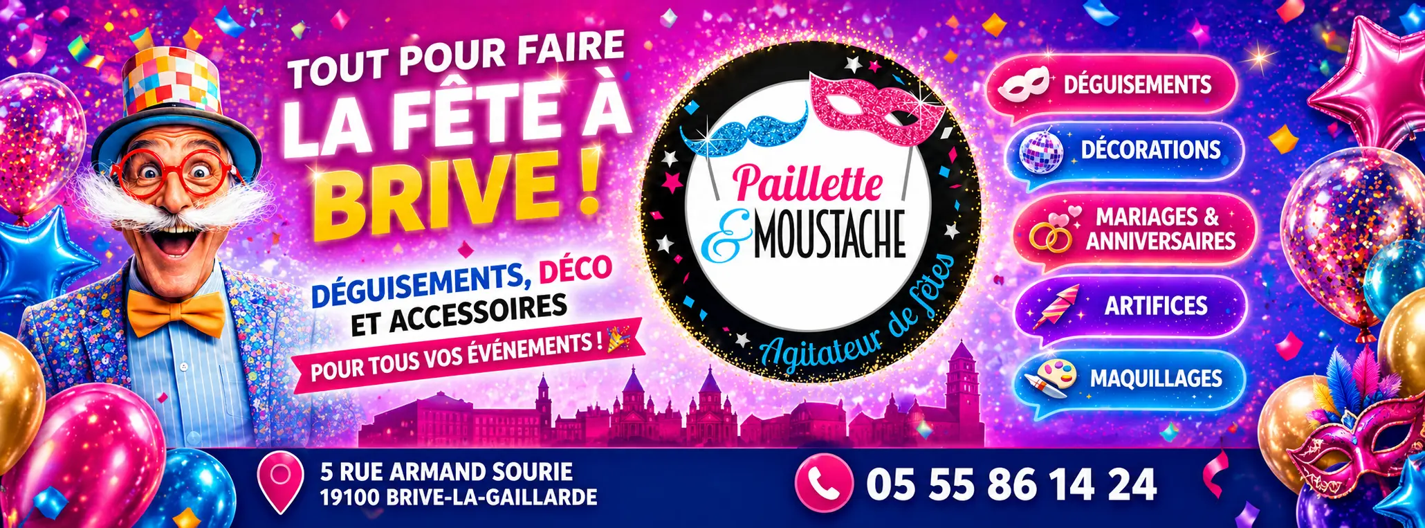Faire la fête à Brive la Gaillarde - Mariage corrèze