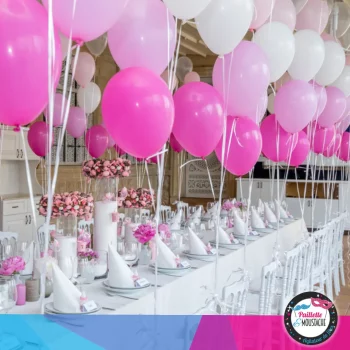 Ballons et hélium paillette & moustache brive la gaillarde- decoration anniversaire et mariage 013