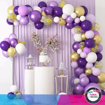 Ballons et hélium paillette & moustache brive la gaillarde- decoration anniversaire et mariage 06