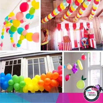 Ballons et hélium paillette & moustache brive la gaillarde- decoration anniversaire et mariage 07