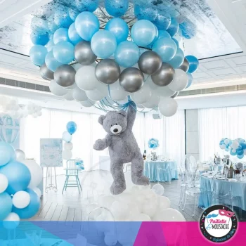 Ballons et hélium paillette & moustache brive la gaillarde- decoration anniversaire et mariage 09